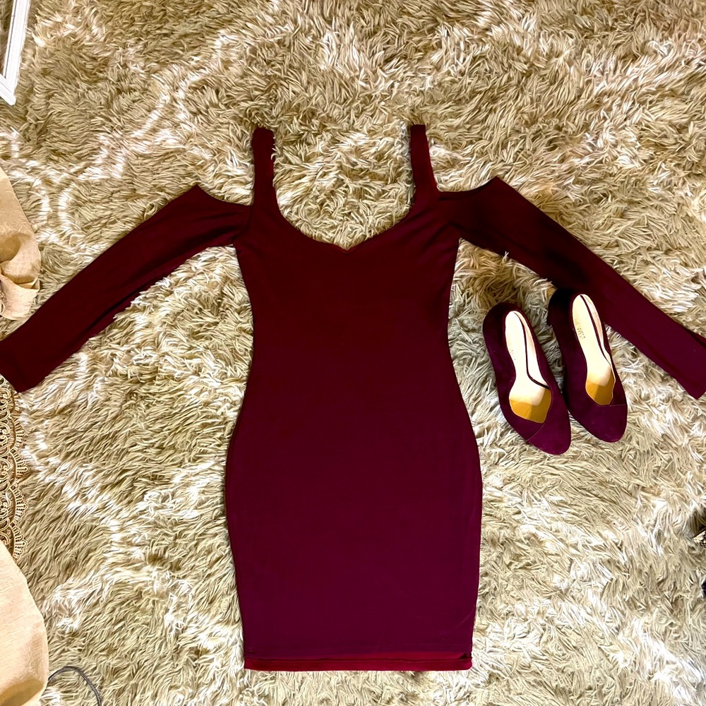 DRESS SALE $20 Lulus Little Deep Red Dress